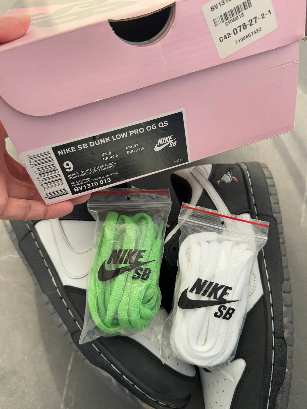 Dunk Low Pro SB Panda Pigeon