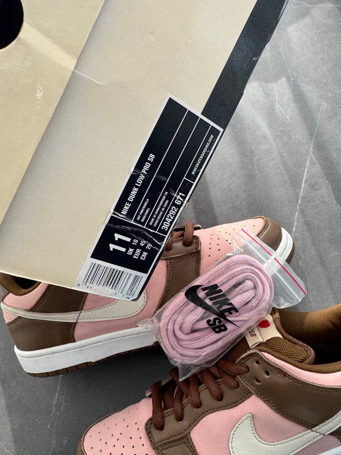 Dunk Low Pro SB Stussy Cherry 2005 UK 10