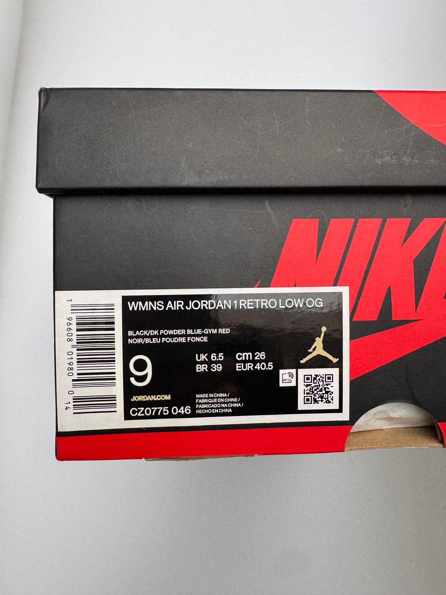 Jordan 1 Low UNC to Chicago UK 6.5