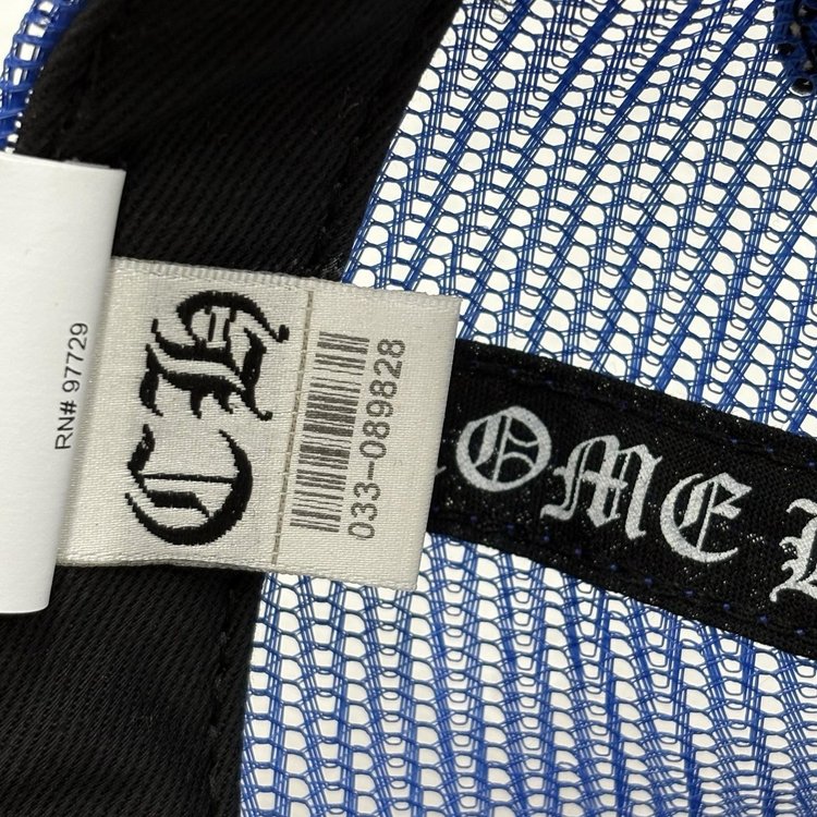 Chrome Hearts Eyechart Trucker Hat ' Blue White Red '