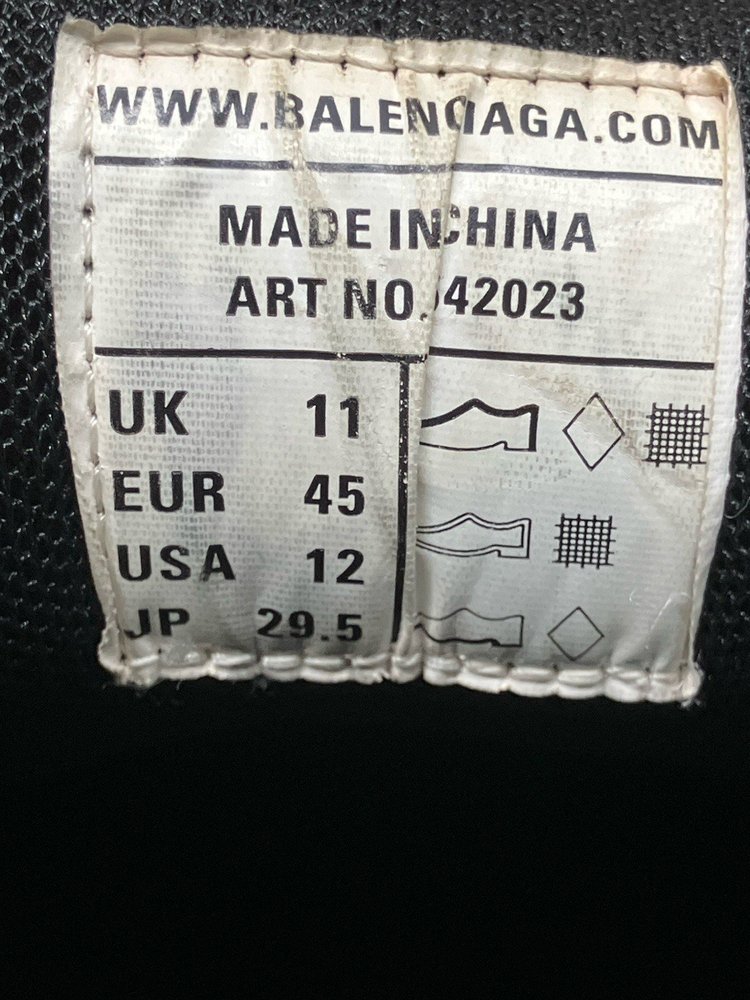 Balenciaga Track ' White Yellow ' UK 11