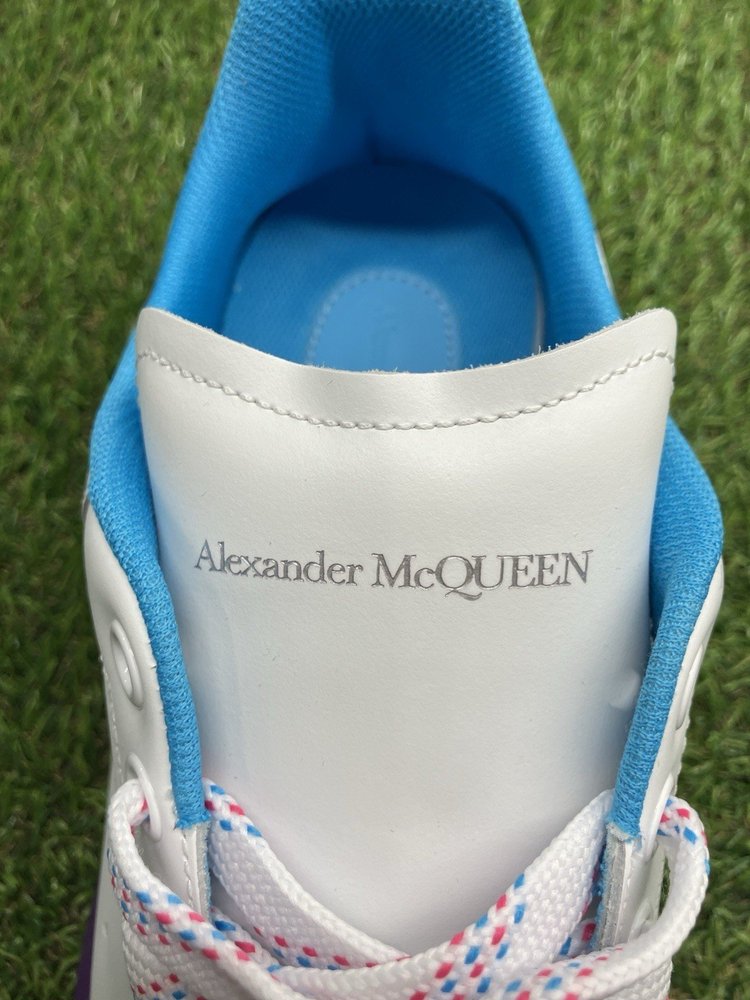 Alexander McQueen ' Transparent Sole White Purple ' UK 11