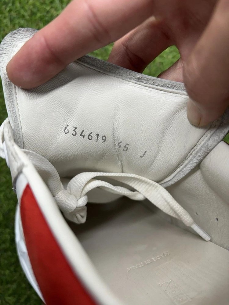 Alexander McQueen Court Trainer ‘ White/Red ‘ UK 11