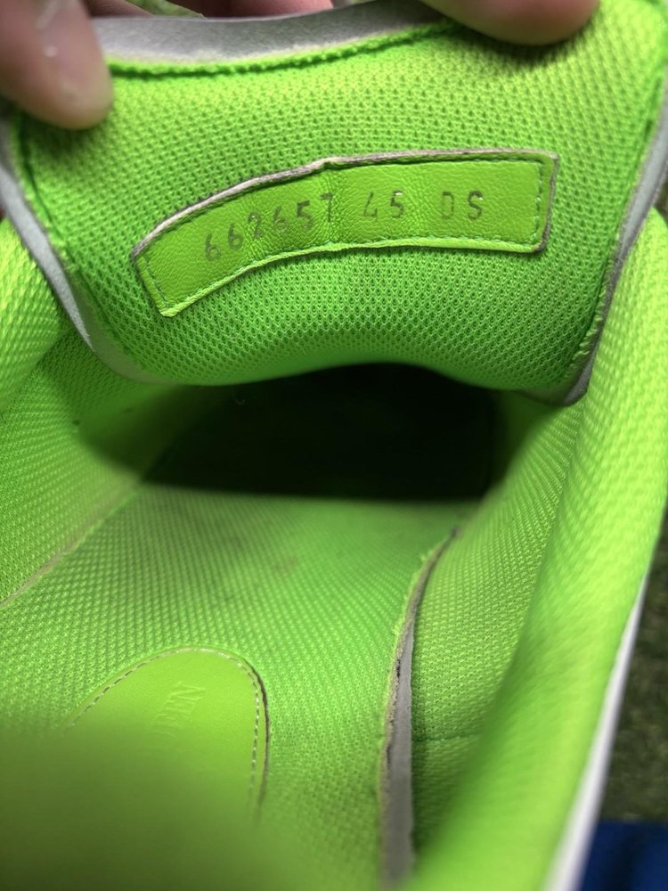 Alexander McQueen ' Transparent Sole White, Lime ' UK 11