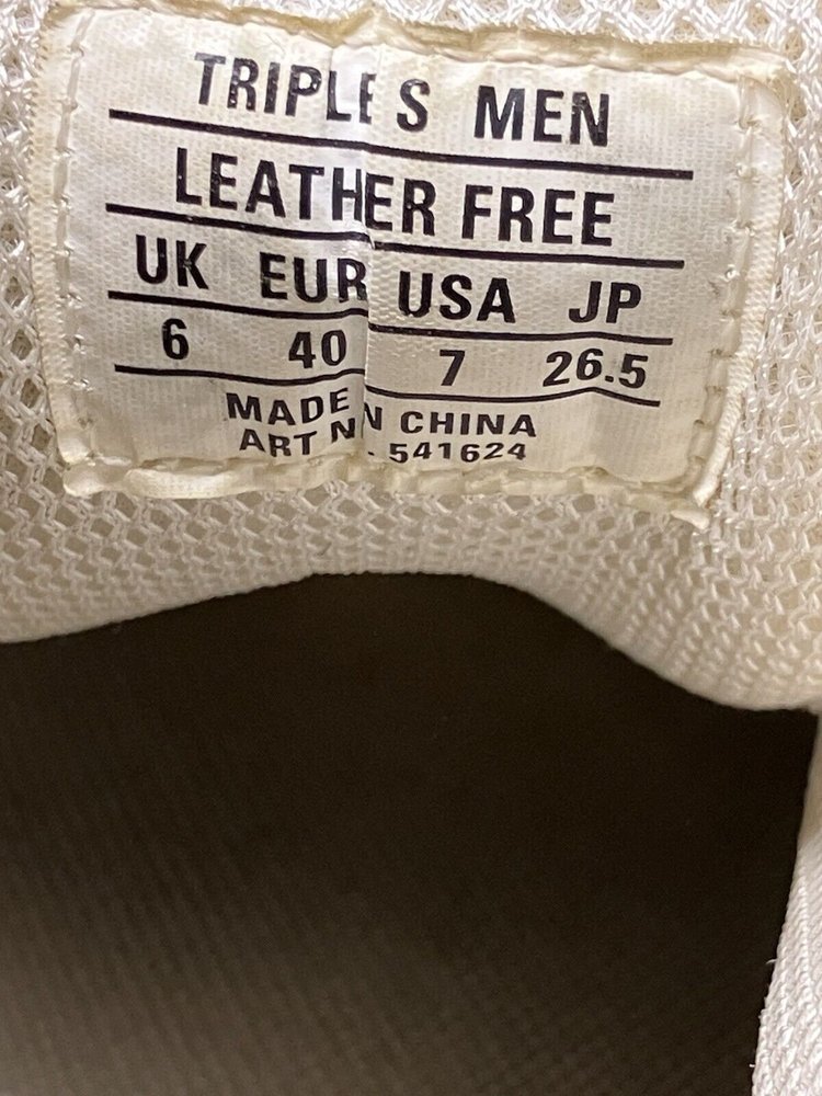 Balenciaga Triple S ' Beige, Clear Sole ' UK 6