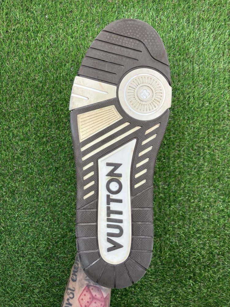 Louis Vuitton Trainer ' White Mocha ' UK 8