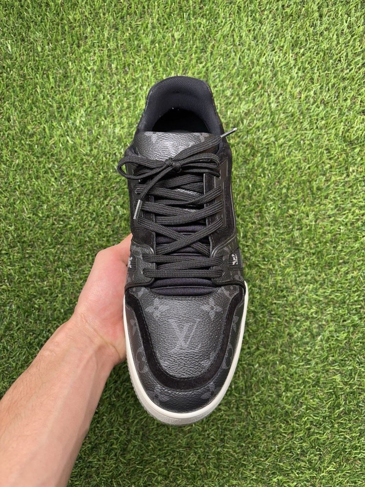 Louis Vuitton Trainer ' Black Monogram ' UK 8