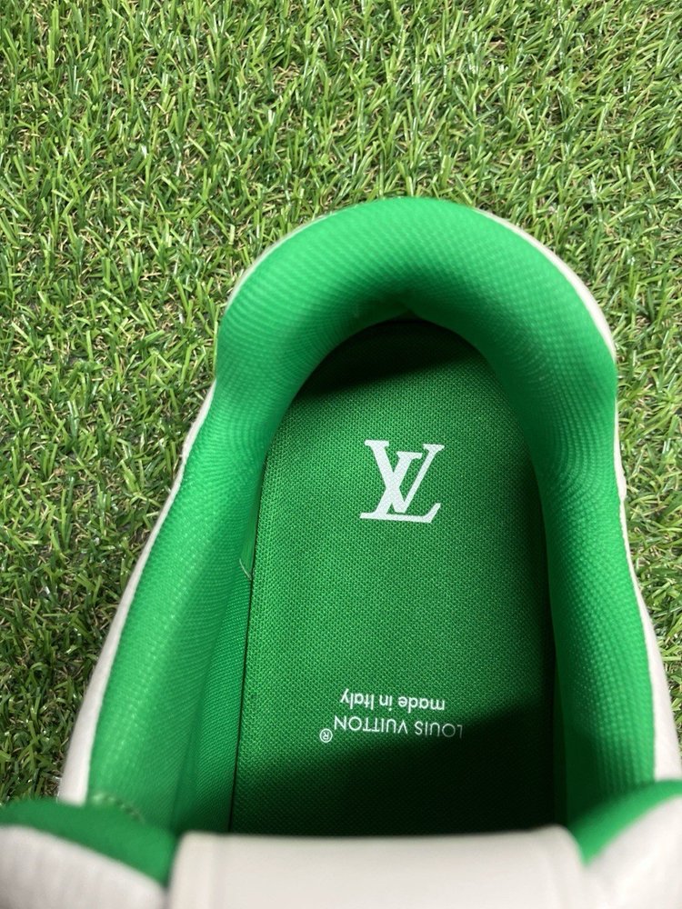 Louis Vuitton Trainer ' White Green '