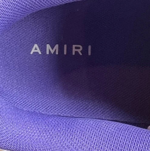 Amiri Skel Top Low White/Purple Sneakers UK 7