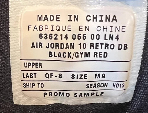 Air Jordan 10 Retro DB Doernbecher