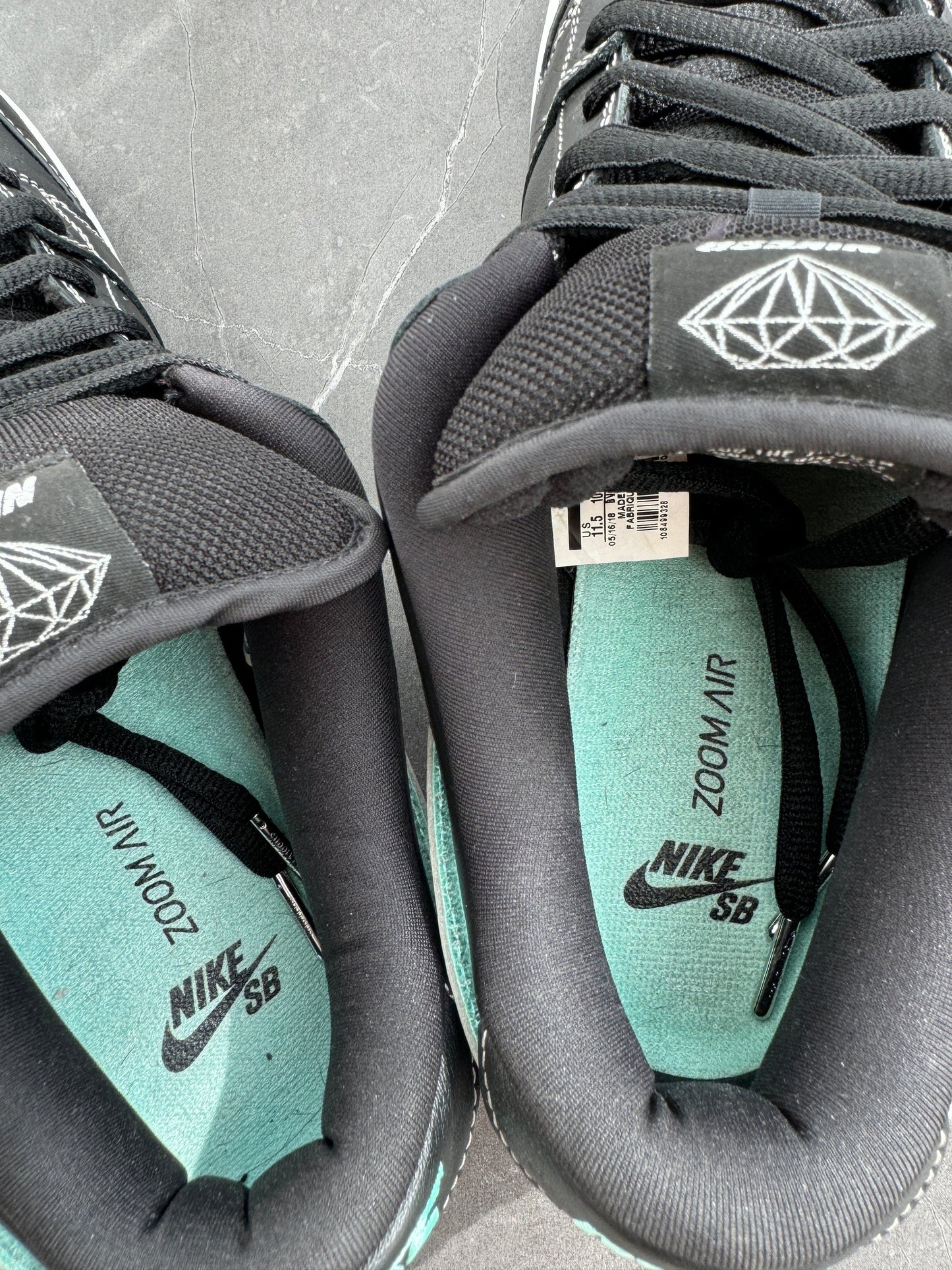Dunk Low Pro SB Black Diamond UK 10.5
