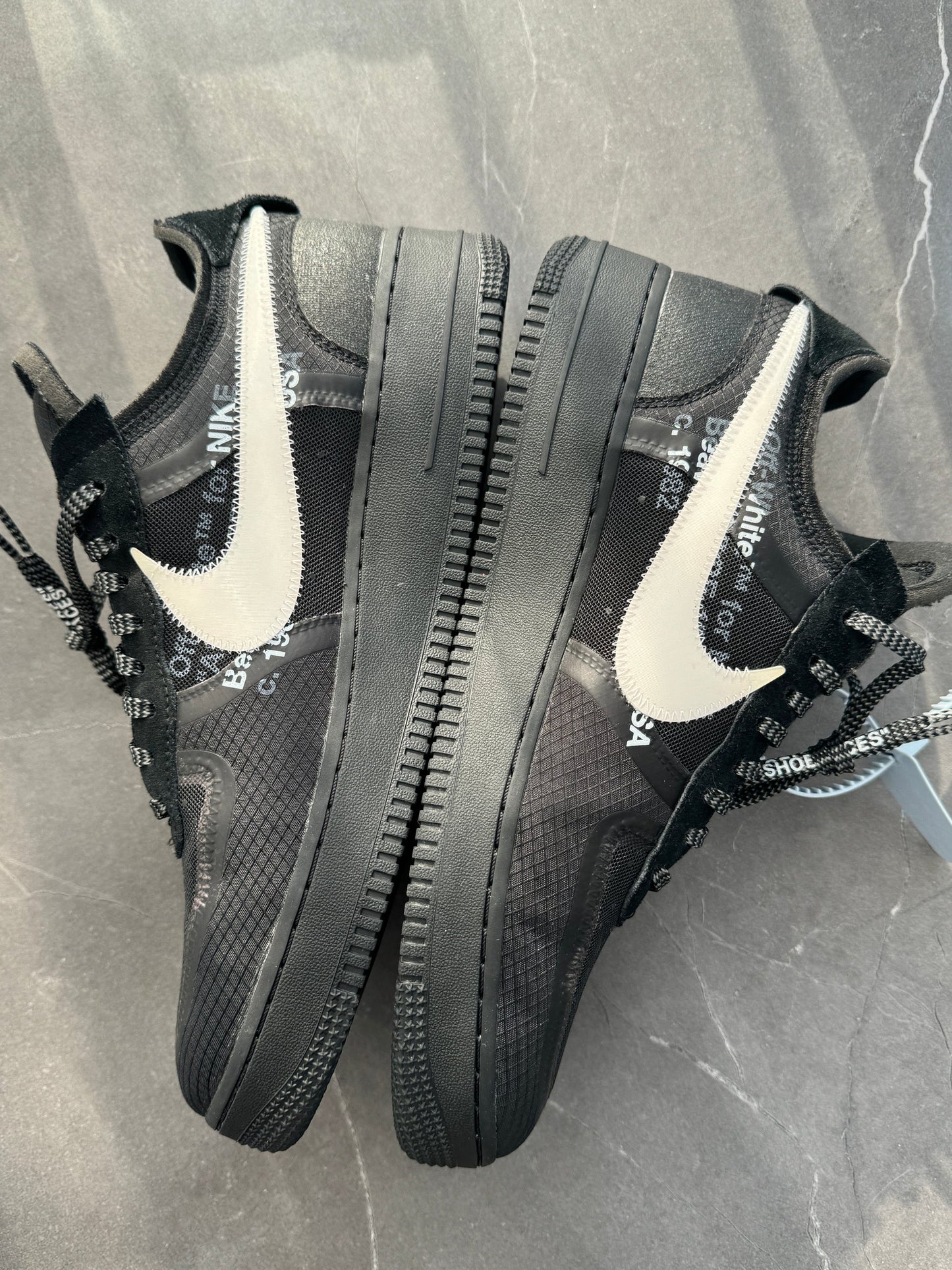 Air Force 1 Low Off-White Black White UK 10