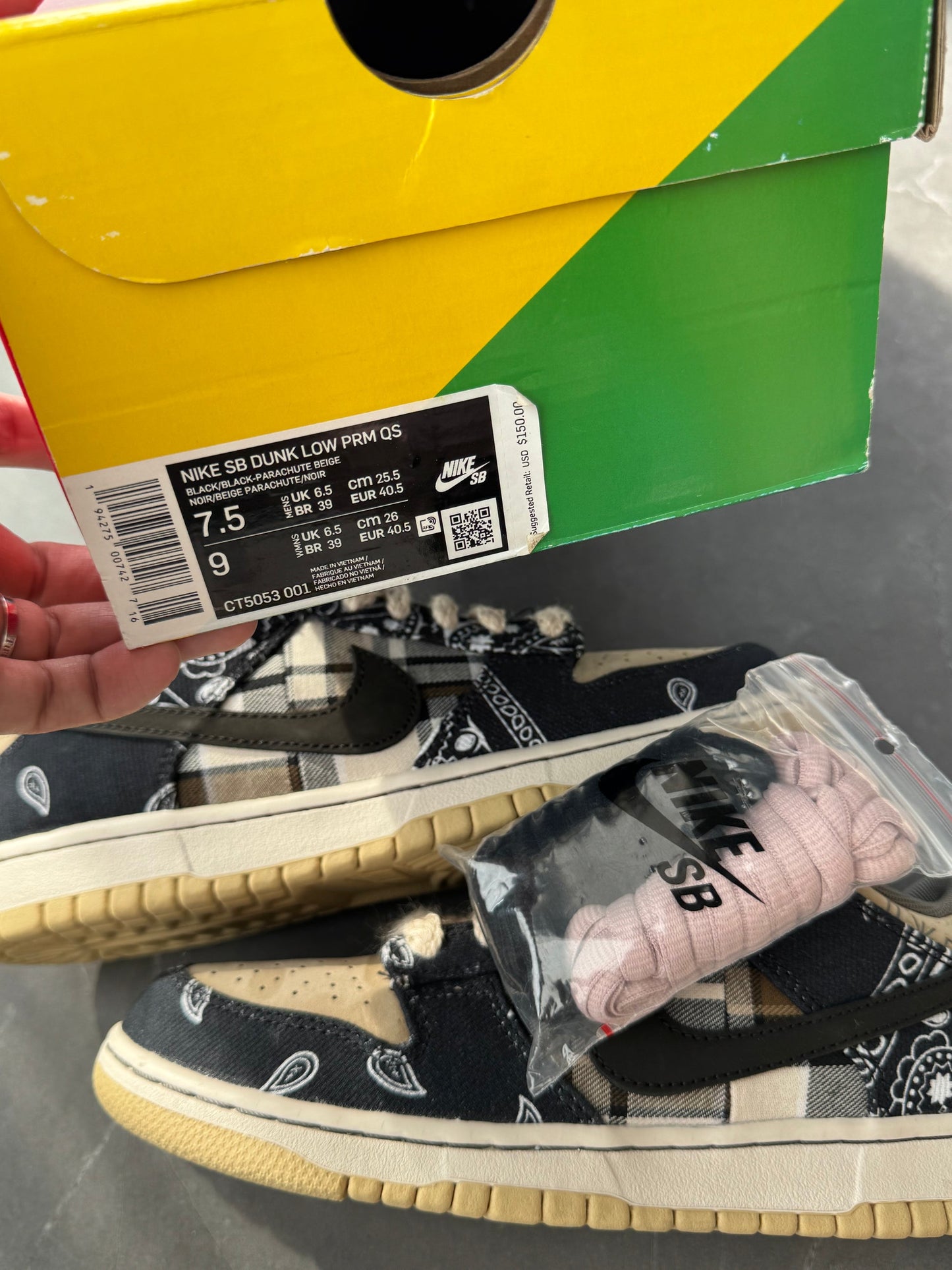 Dunk Low Pro SB Travis Scott UK 6.5