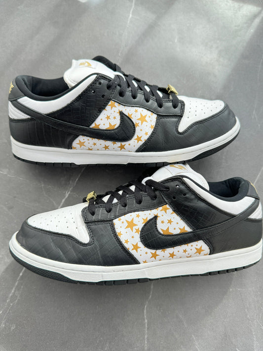 Dunk Low Pro SB Supreme Stars Black UK 10