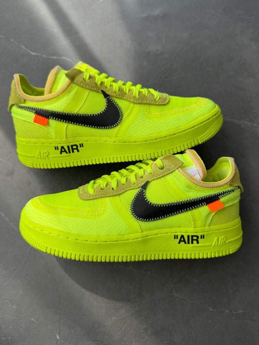 Air Force 1 Low Off-White Volt Sample UK 4.5