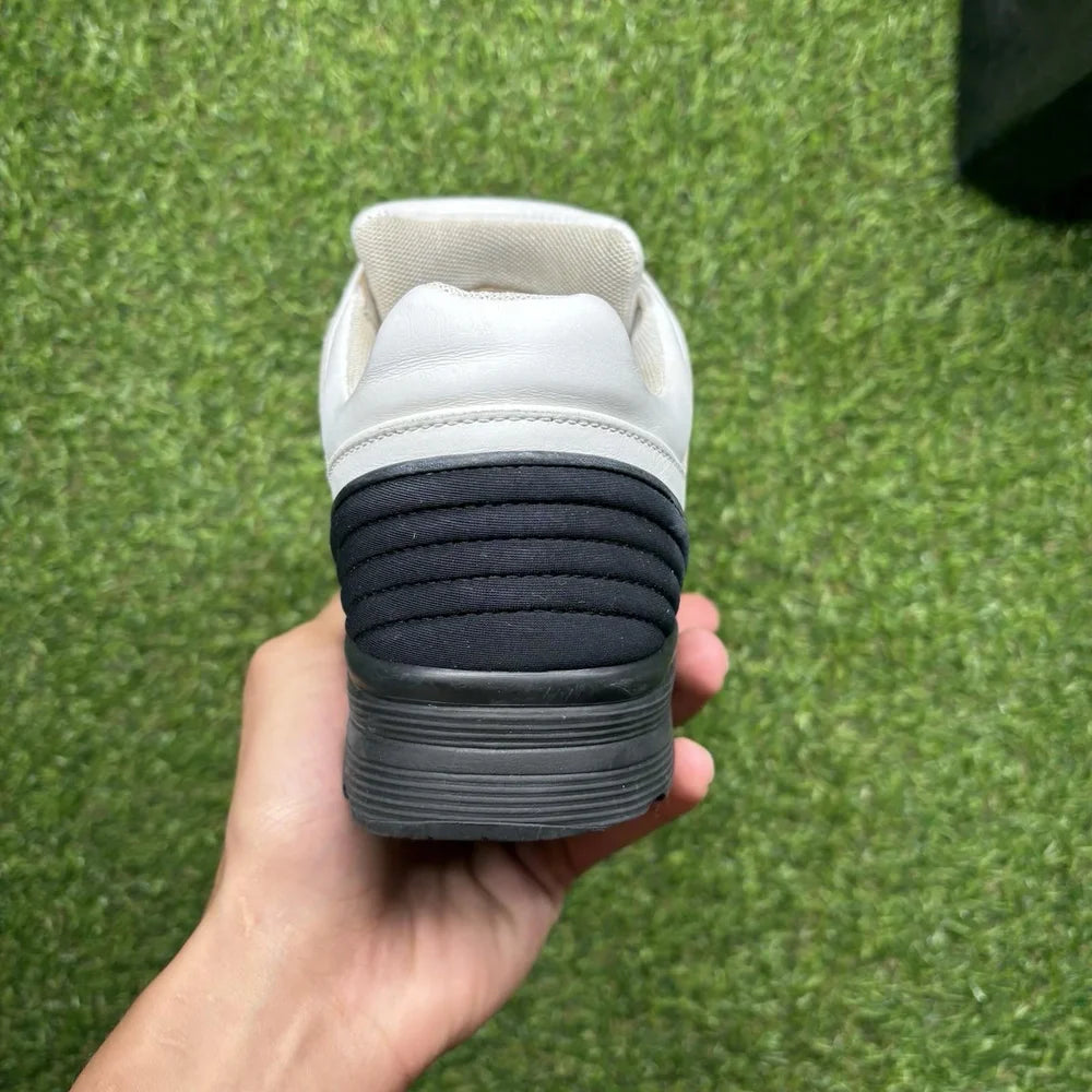 Chanel Leather CC Logo Low Top ' White, Black ' UK 4.5