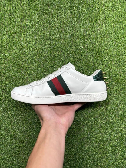 Gucci Ace Studded ' White, Pearls ' UK 5.5