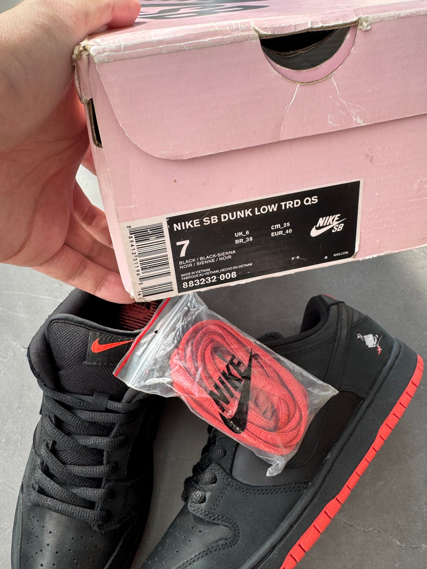 Dunk Low Pro SB Black Pigeon UKJ 6
