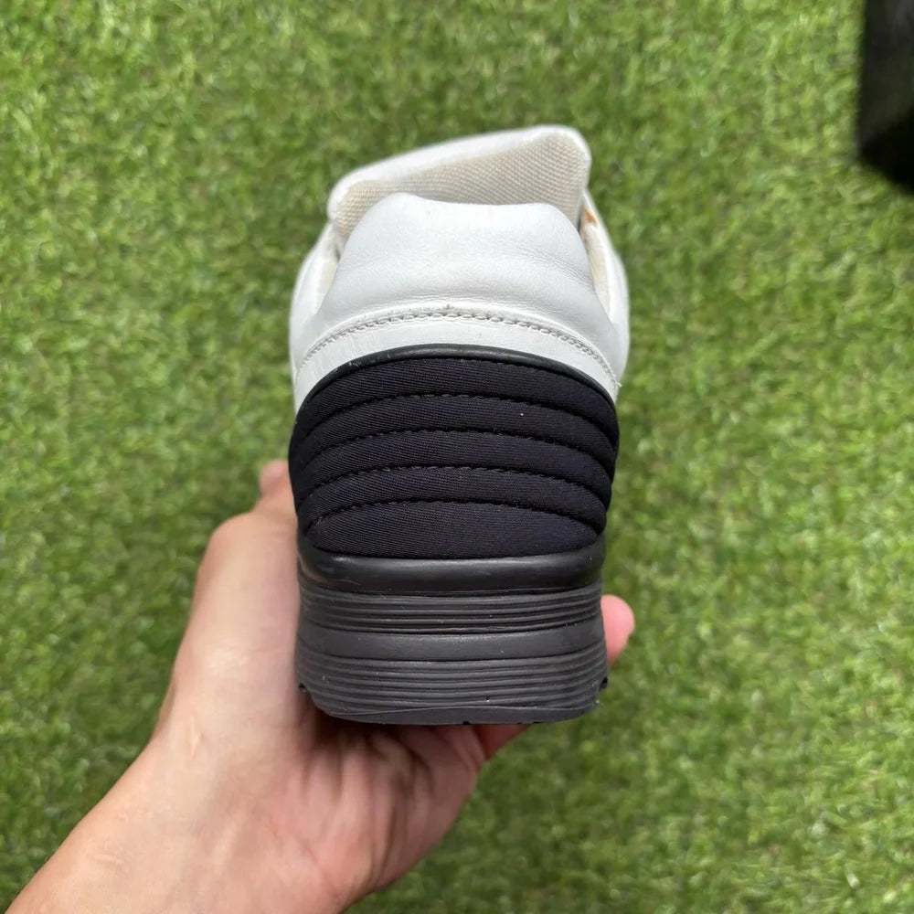 Chanel Leather CC Logo Low Top ' White, Black ' UK 4.5