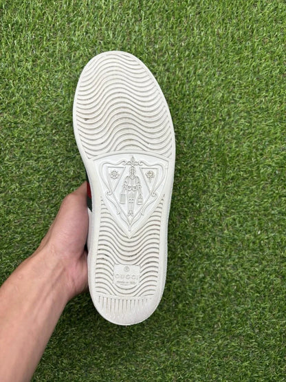 Gucci Ace Studded ' White, Pearls ' UK 5.5