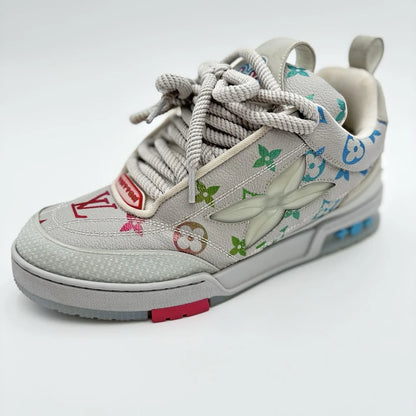 Louis Vuitton Skate ' Grey Monogram Multicolor ' UK 5