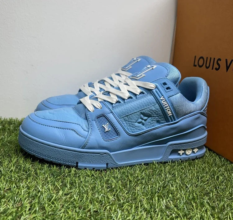 Louis Vuitton Trainer ' Light Blue ' UK 7.5