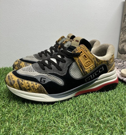 Gucci Ultrapace ' Yellow Tejus Printed ' UK 6.5