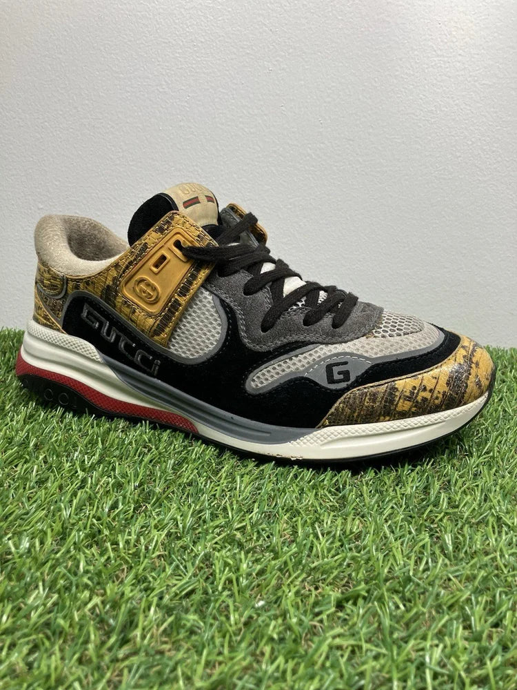 Gucci Ultrapace ' Yellow Tejus Printed ' UK 6.5
