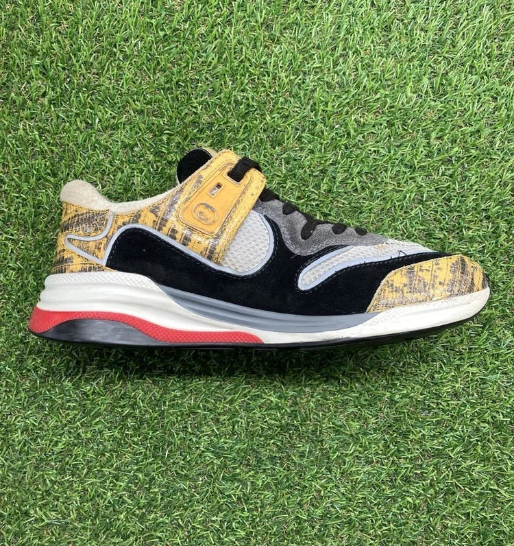 Gucci Ultrapace ' Yellow Tejus Printed ' UK 6.5