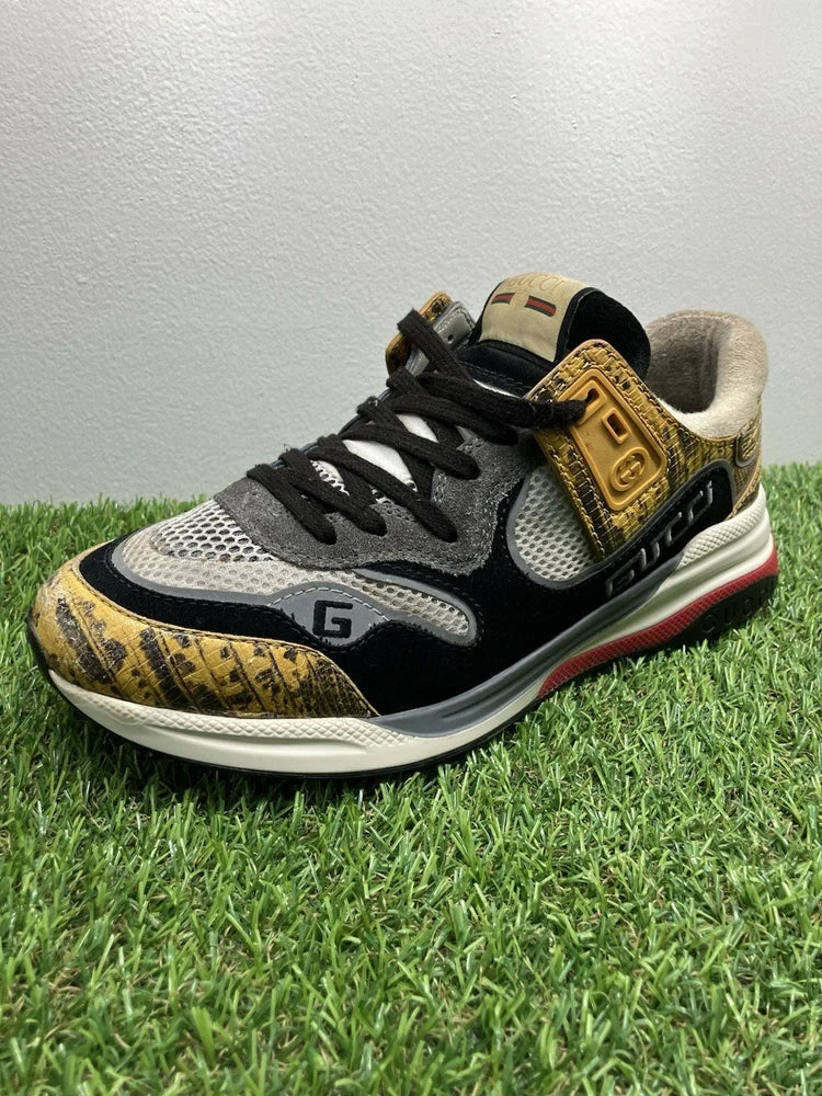 Gucci Ultrapace ' Yellow Tejus Printed ' UK 6.5