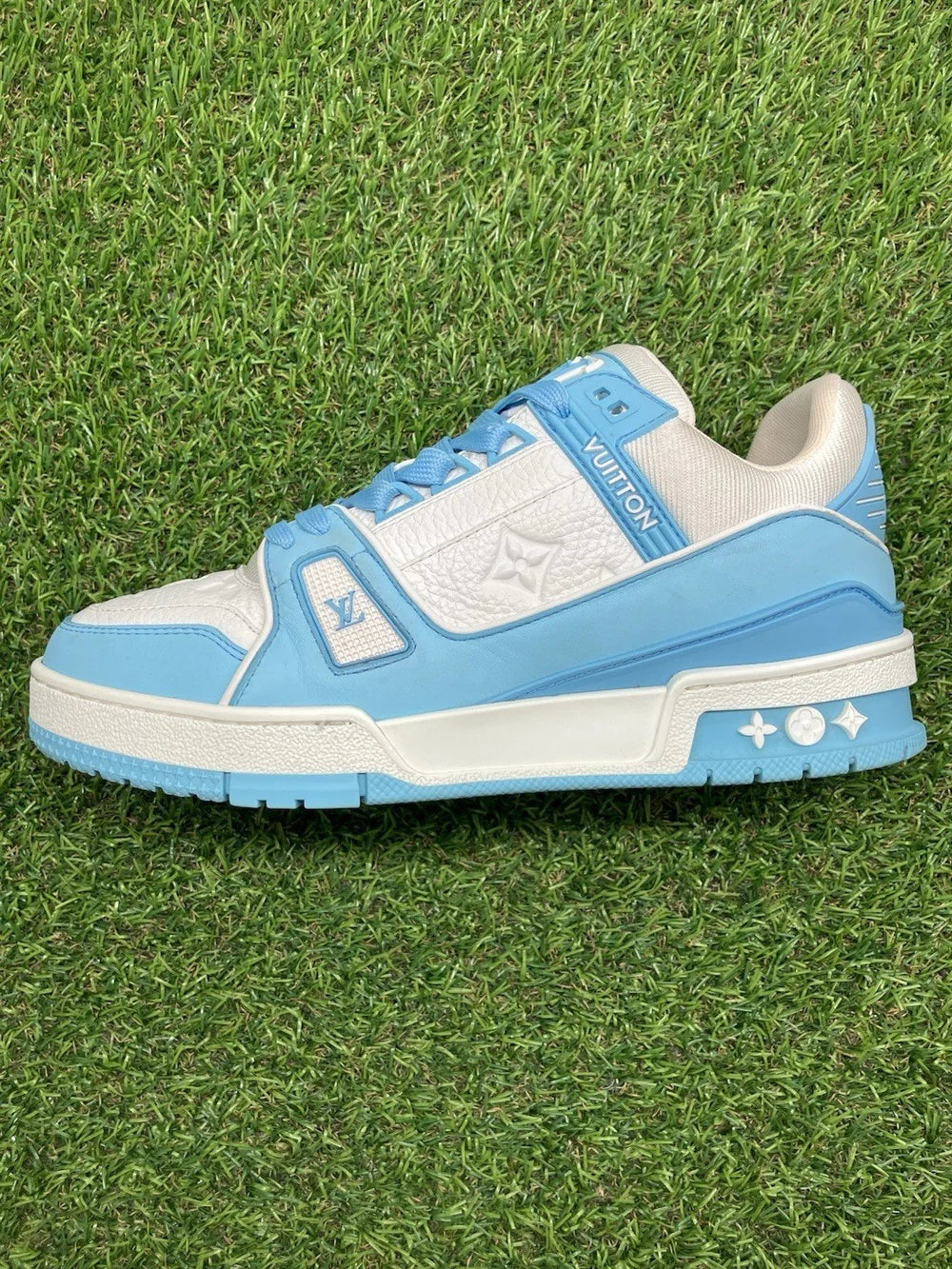 Louis Vuitton Trainer ' Sky Blue ' UK 4