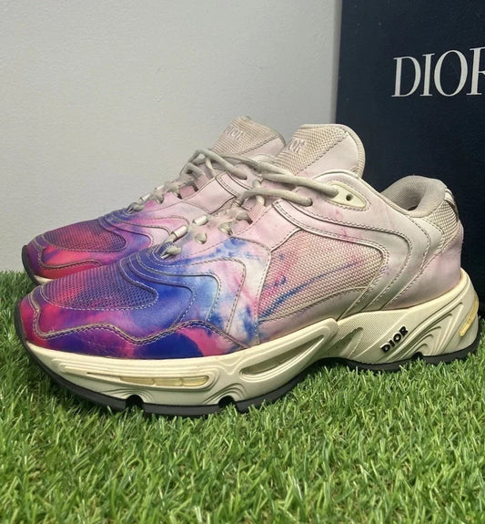 Christian Dior CD1 ' Tie Dye Pink Blue '  UK 6