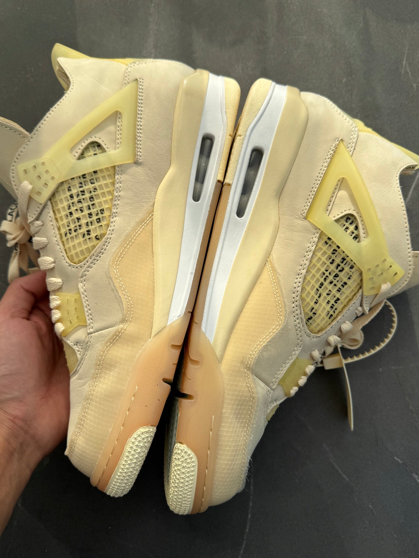 Air Jordan 4 Off-White Sail UK 10.5