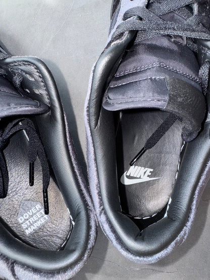 Dunk Low Dover Street Market Triple Black Velvet UK 10