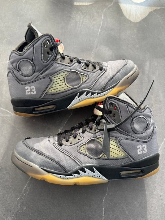 Air Jordan 5 Off-White Muslin UK 10