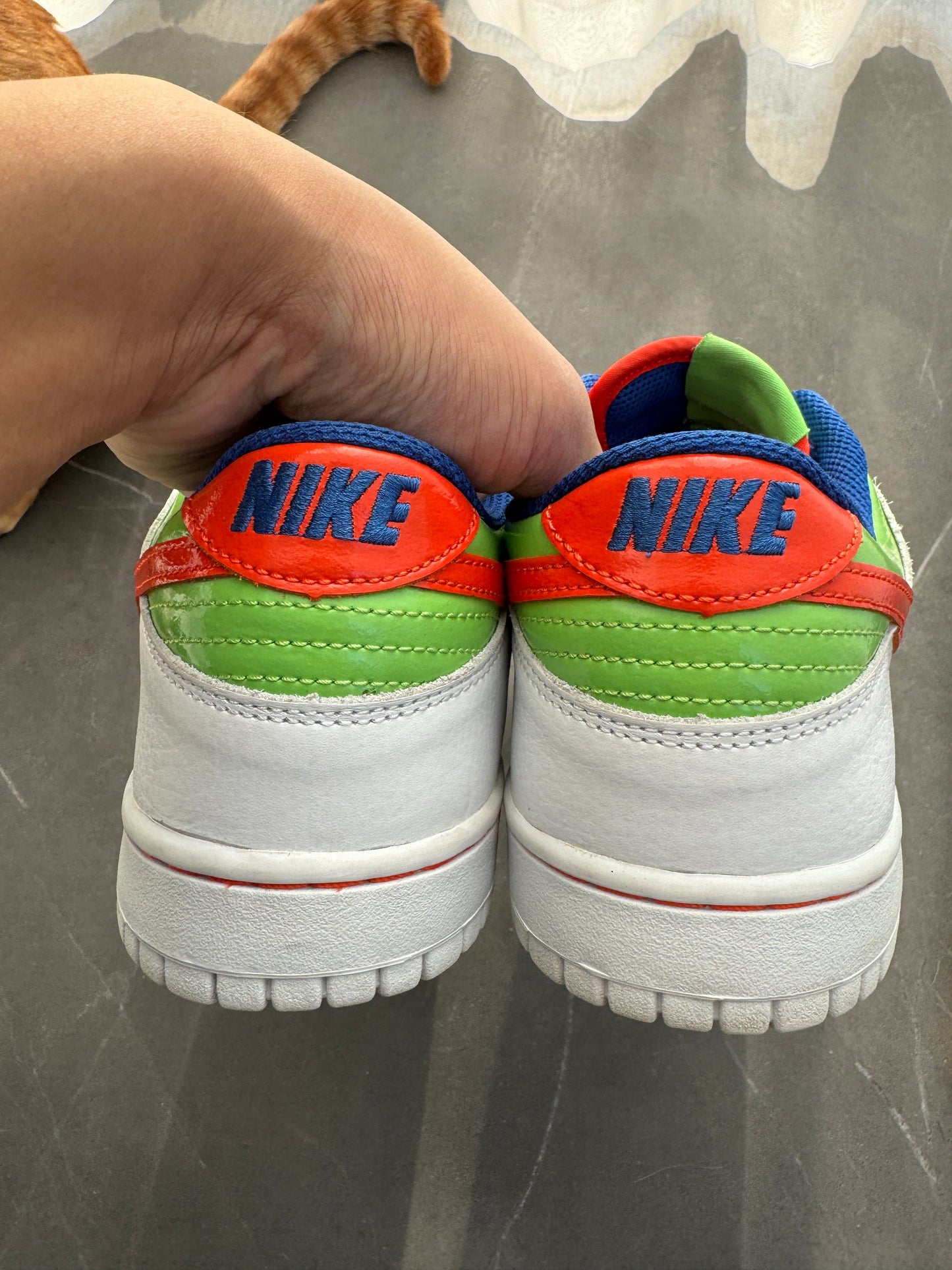 Dunk Low ID Orange/Green UK 10