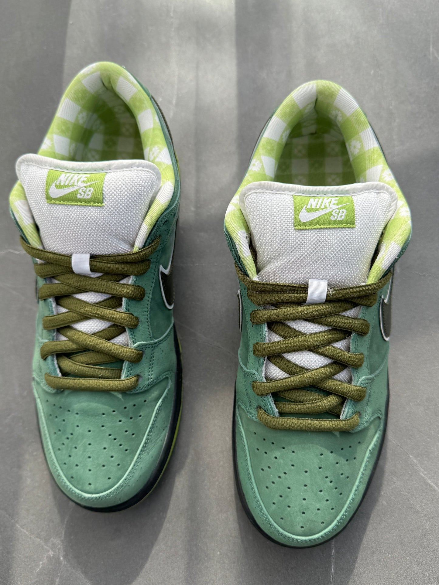 Dunk Low Pro SB Green Lobster Special Box UK 10