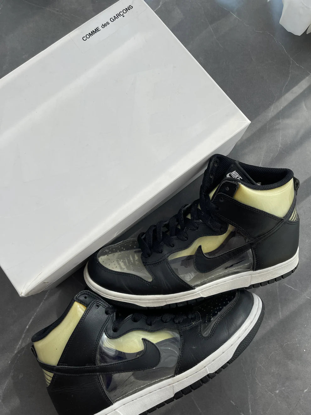 Dunk High CDG Comme Des Garcons Clear