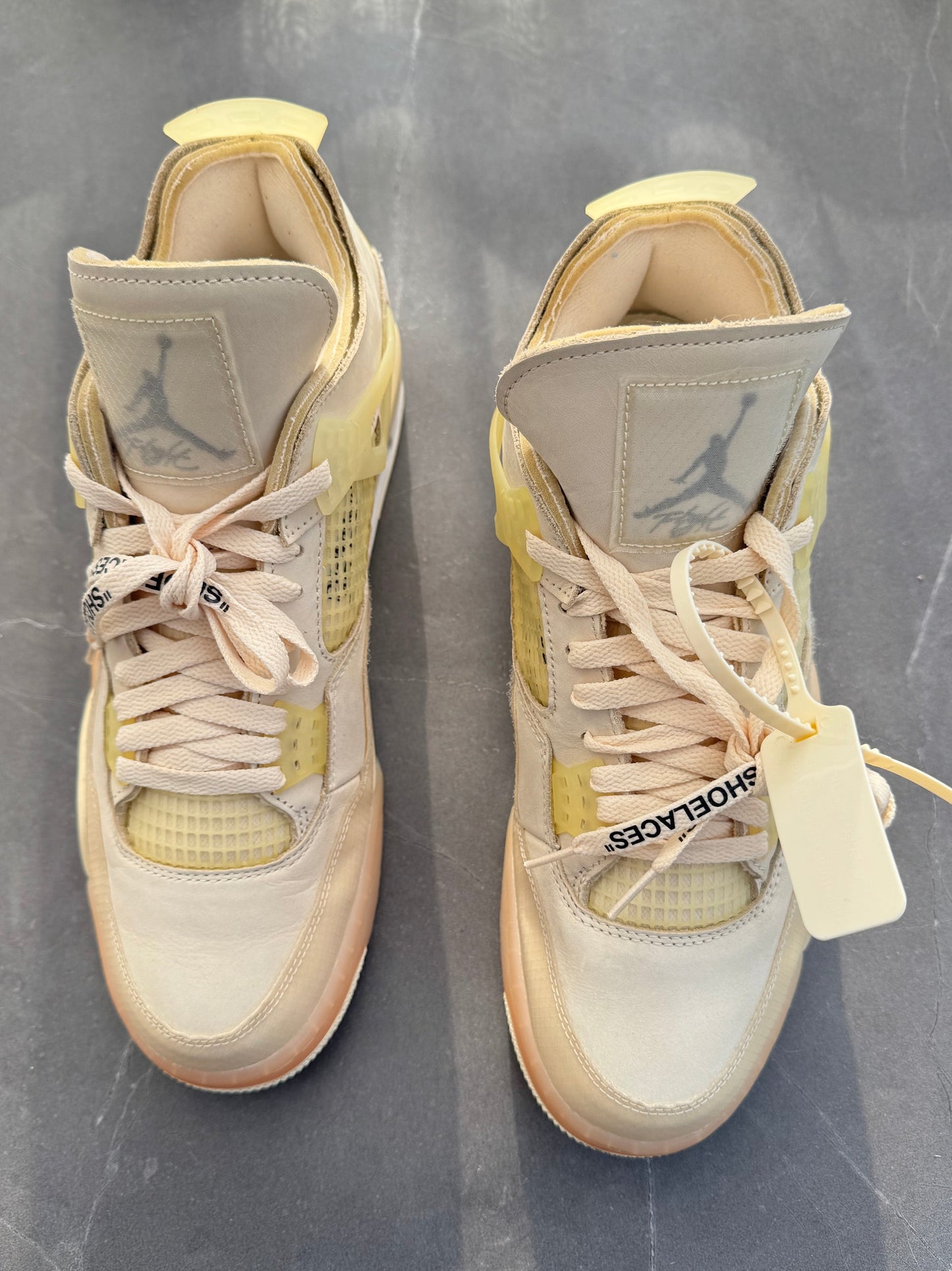 Air Jordan 4 Off-White Sail UK 10.5