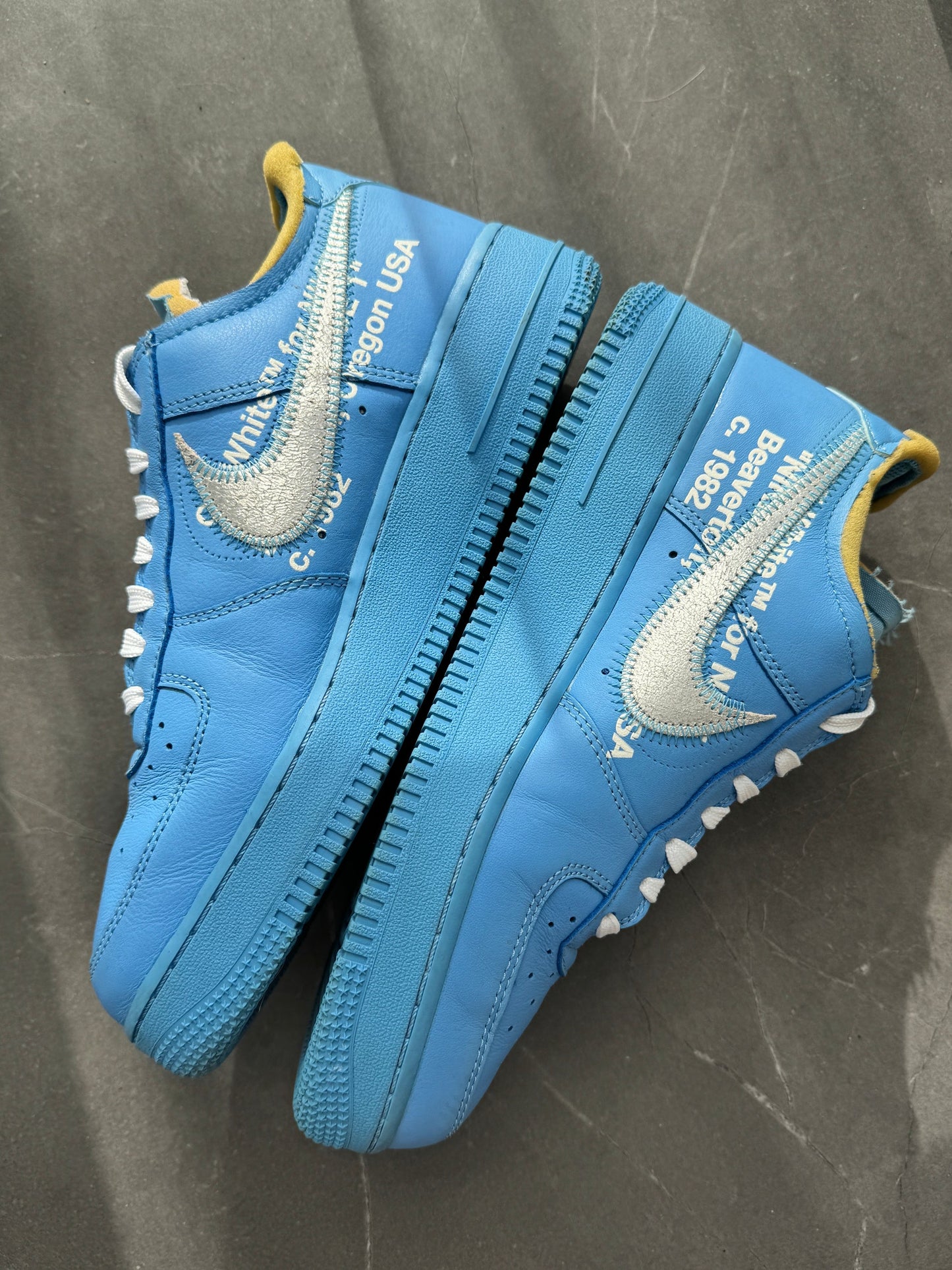 Air Force 1 Low Off-White MCA University Blue UK 6