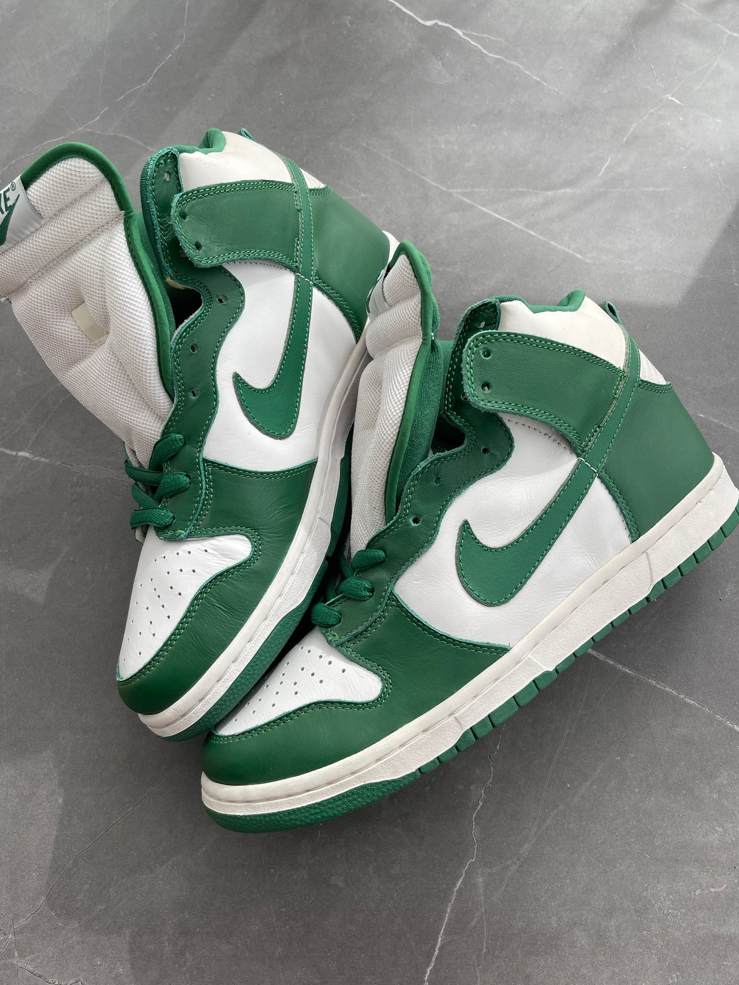 Dunk High White Green Cetic 2003 UK 10