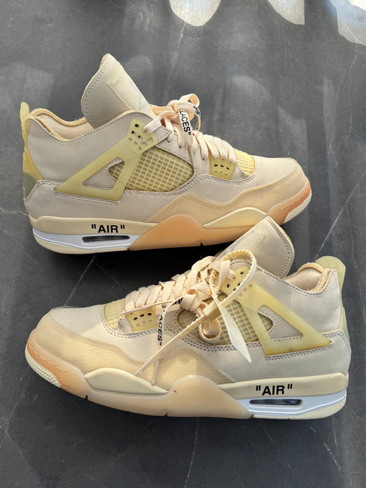 Air Jordan 4 Off-White Sail UK 10.5
