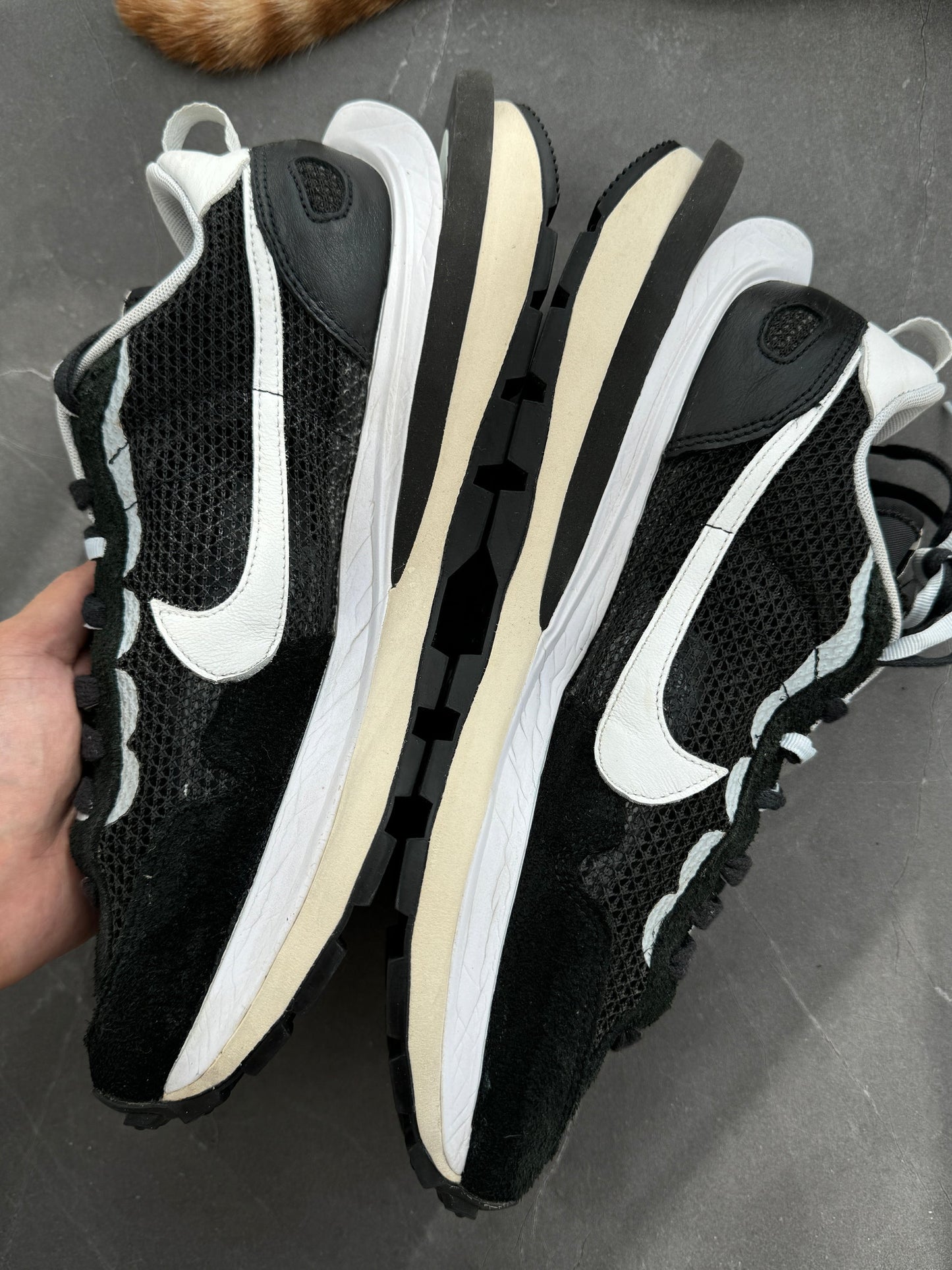 Nike Vaporwaffle Sacai Black White UK 10