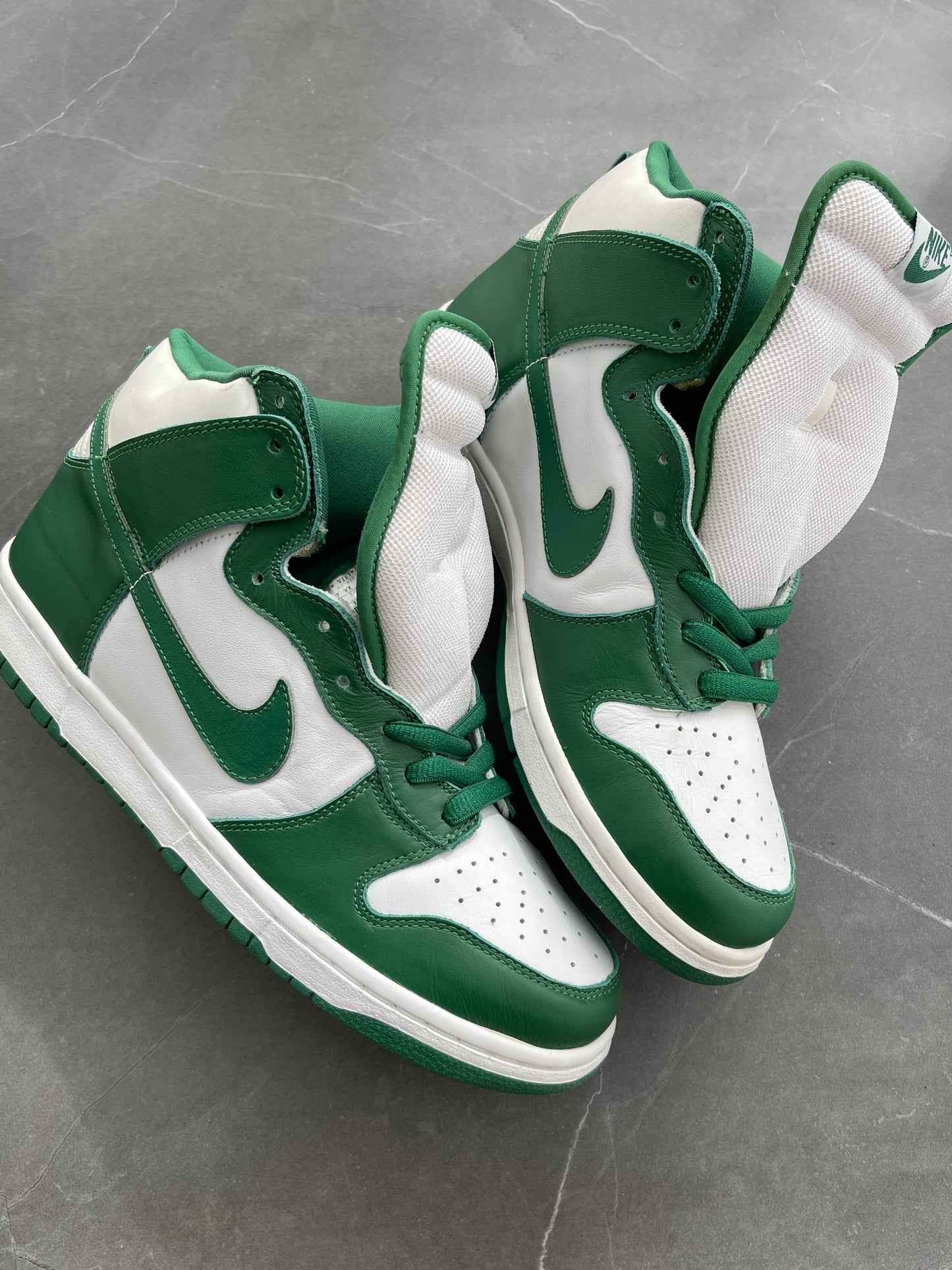 Dunk High White Green Cetic 2003 UK 10