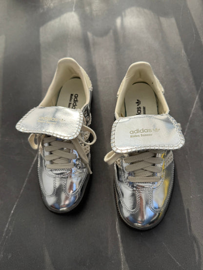 Adidas Samba Wales Bonner Silver UK 3.5