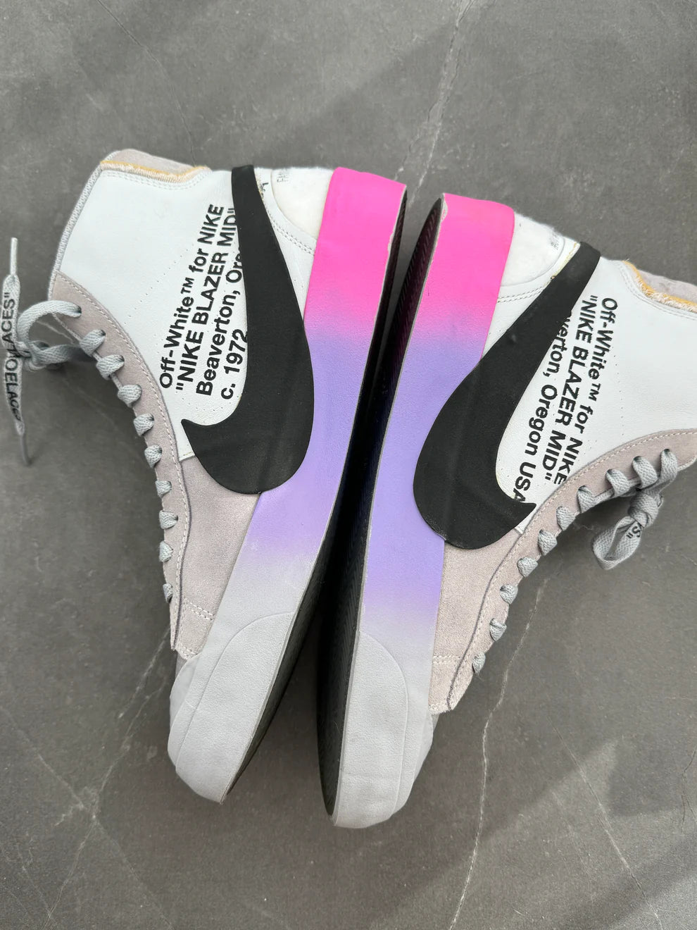 Nike Blazer Off-White Wolf Grey Serena Queen