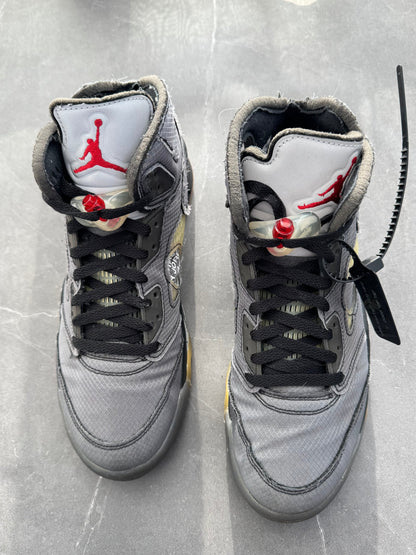 Air Jordan 5 Off-White Muslin UK 10