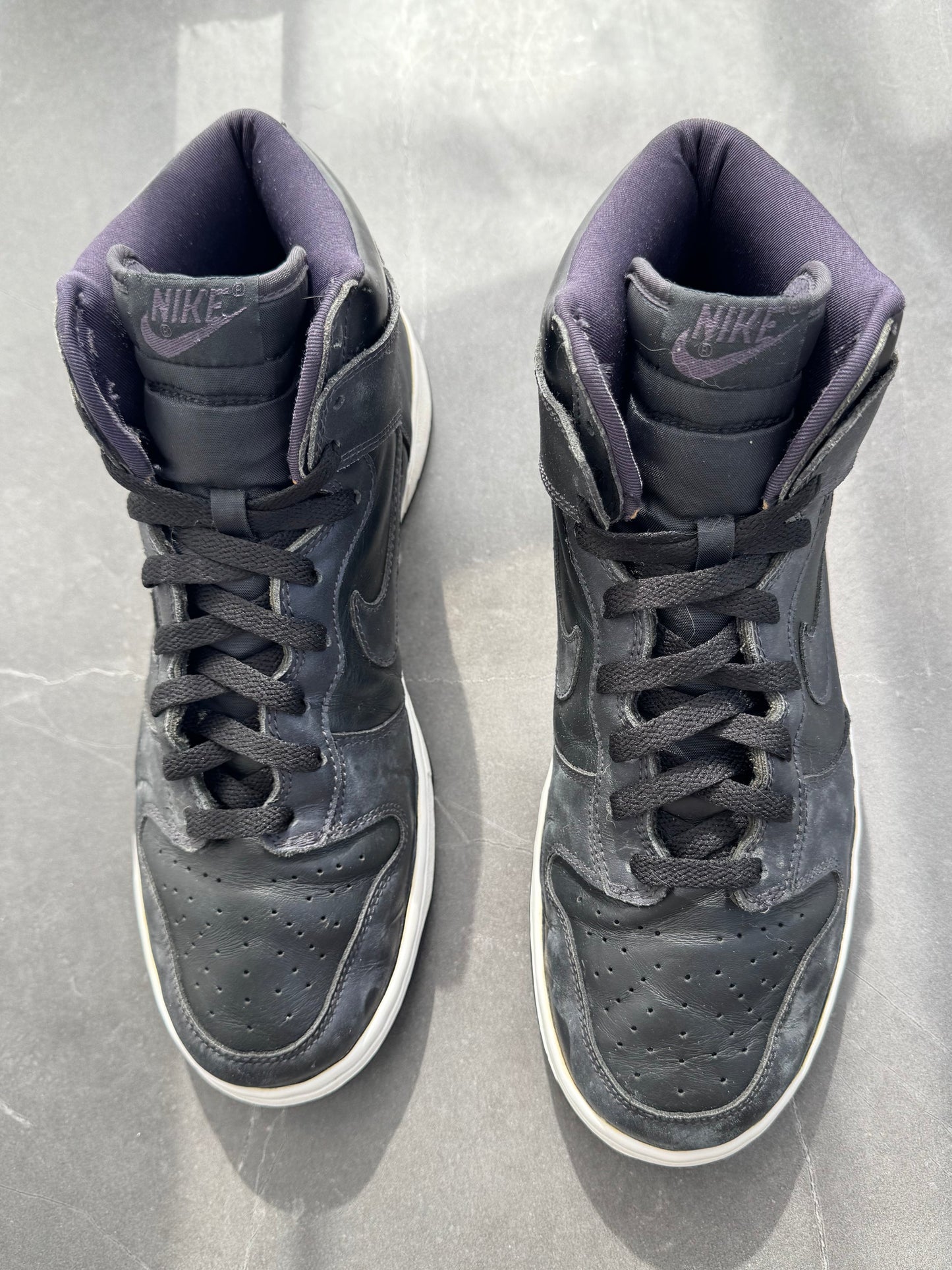 Dunk High LE Metallic Purple Black 2002 UK 10