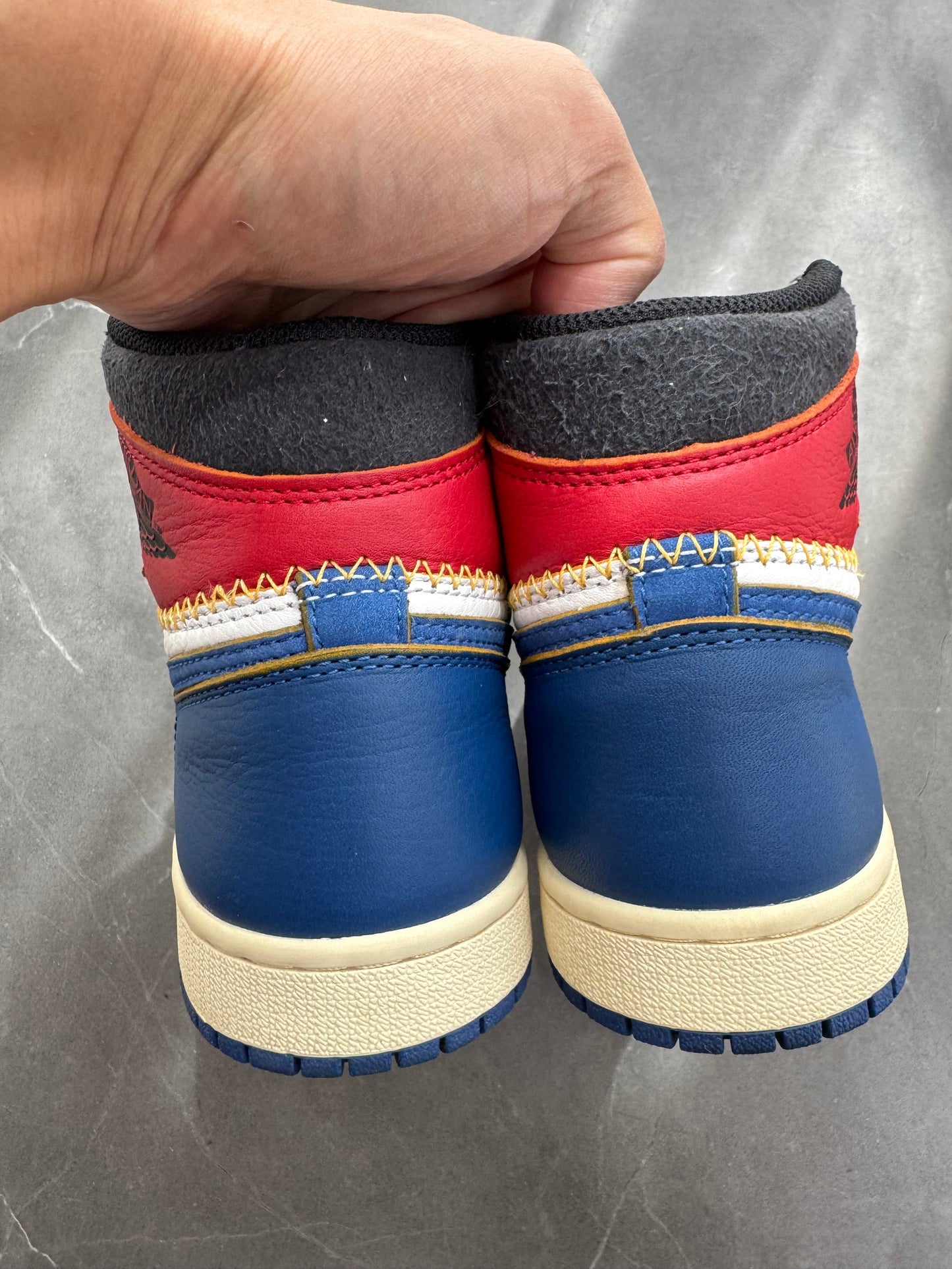 Air Jordan 1 High Union Blue Toe UK 4