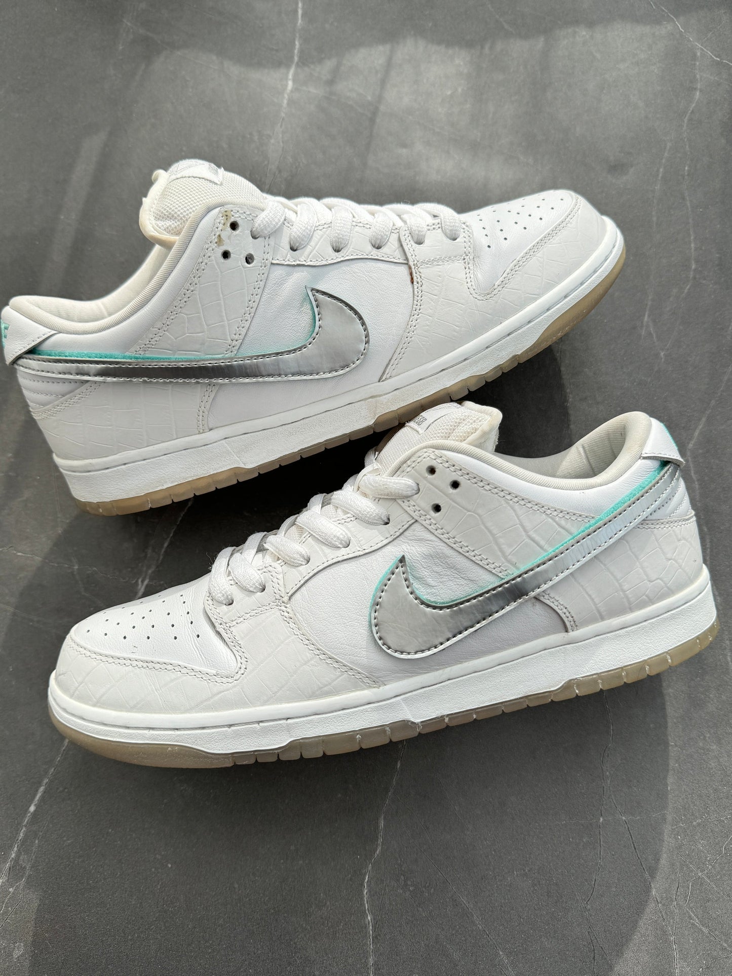 Dunk Low Pro SB White Diamond UK 10